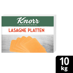 Knorr Professional Feuilles de lasagne, précuites pour 1/1 GN 10 kg