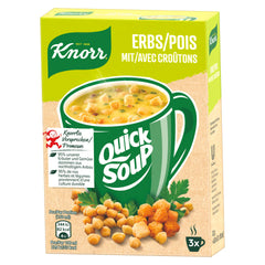 Knorr Quick Soup Pois avec croûtons 3 Port.