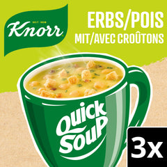 Knorr Quick Soup Pois avec croûtons 3 Port.