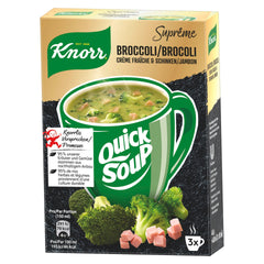 Knorr Quick Soup Sûpreme brocoli 3 Port.