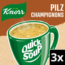 Knorr Quick Soup Pilz 3 Port.