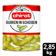 Chirat Concombres en tranches (coupé en longueur) 3/1 Boîte