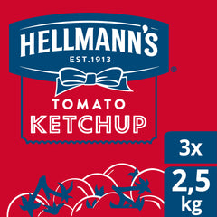 Hellmann's Tomato Ketchup Dispenserbeutel 3 x 2.5 l