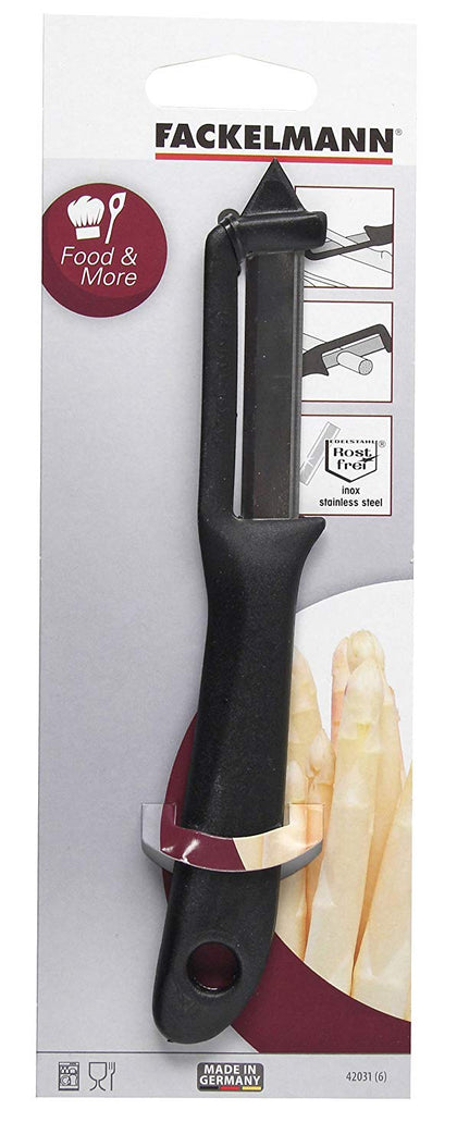 Éplucheur d'asperges, PP, acier inoxydable, 18,0 cm