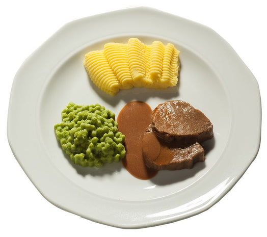 Püree-Form Bratenscheiben