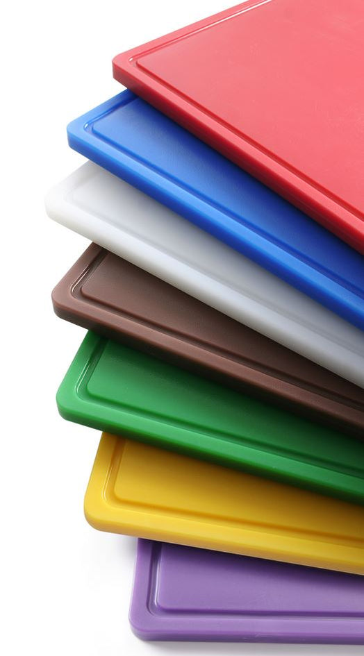 Schneidebrett HACCP GN 1/2 weiß