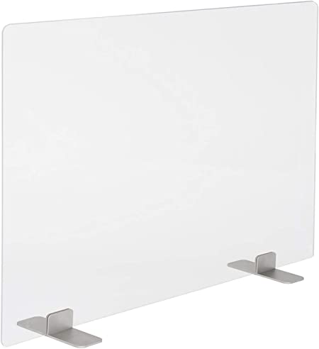 Ensemble composé de plaques de protection murales et de base en plexiglas