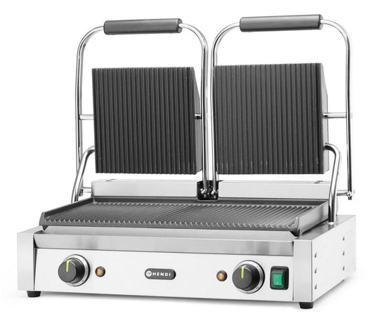 Gril de contact version double, surface de gril : 475 x 230 mm