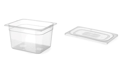 Set bestehend aus Gastronorm Behälter 1/2 inkl. Deckel