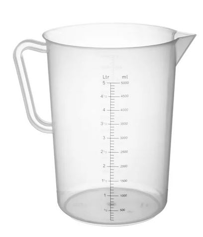 Messbecher mit Skalierung bis 5 Liter