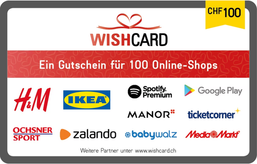 Bon WISHCARD - Offre valable dans la limite des stocks disponibles !